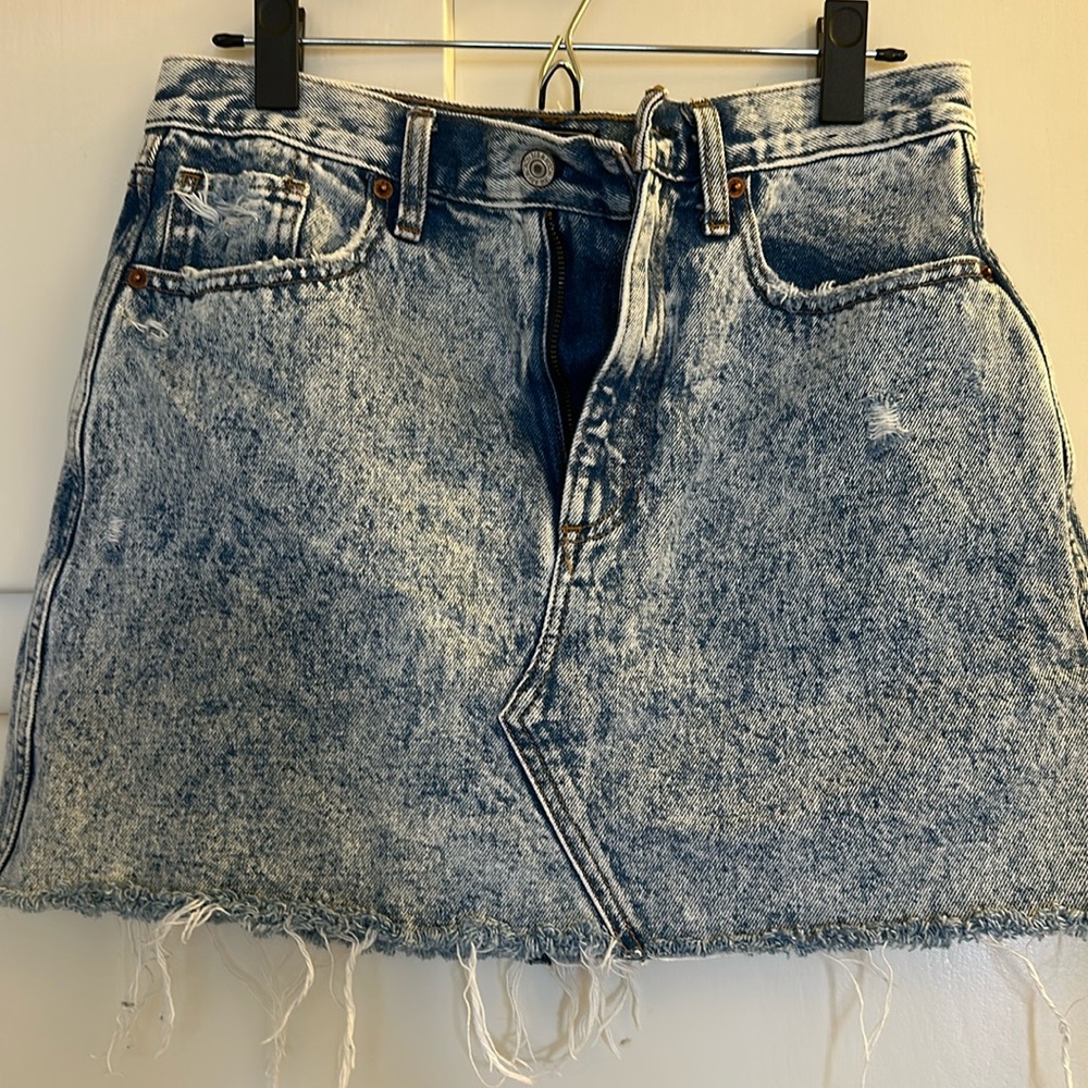 Abercrombie & Fitch mini jean skirt